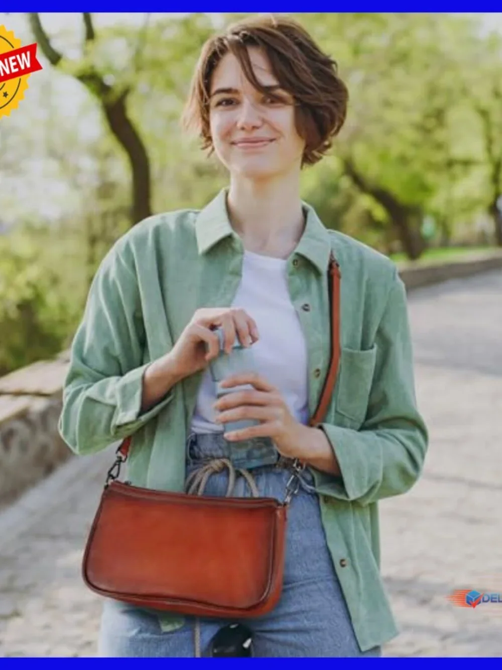 Leather Crossbody Bag Small Hobo Purse with Detachable Strap for Everyday Use